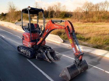 2019 KUBOTA U17-3 ZERO-TAIL SWING MINI EXCAVATOR (1.7T)