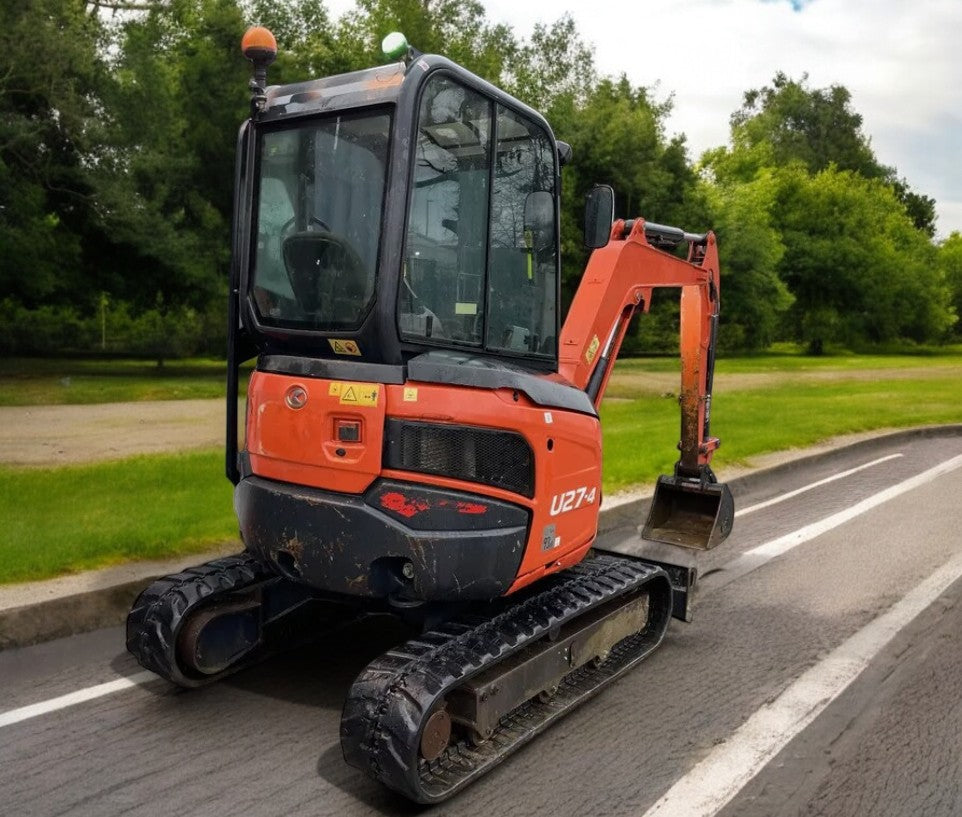 2018 KUBOTA U27-4 2.7 TONNE MINI EXCAVATOR