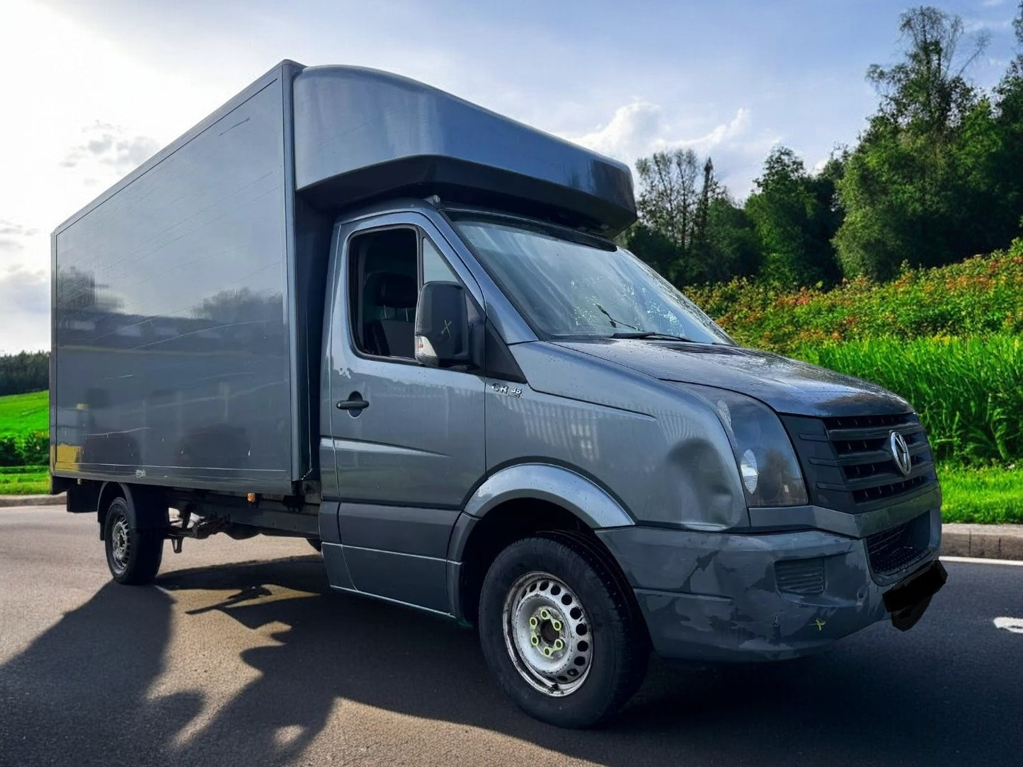 2014/14 VOLKSWAGEN CRAFTER CR35 LWB LUTON WITH TAIL LIFT