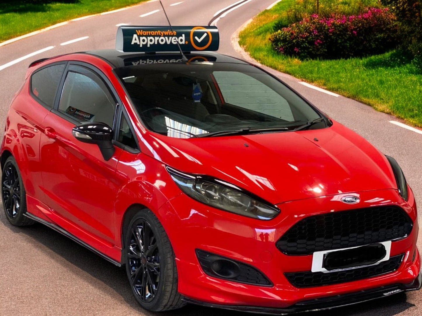 2016 FORD FIESTA 1.0T ECOBOOST ZETEC S RED EDITION >>--NO VAT ON HAMMER--<<