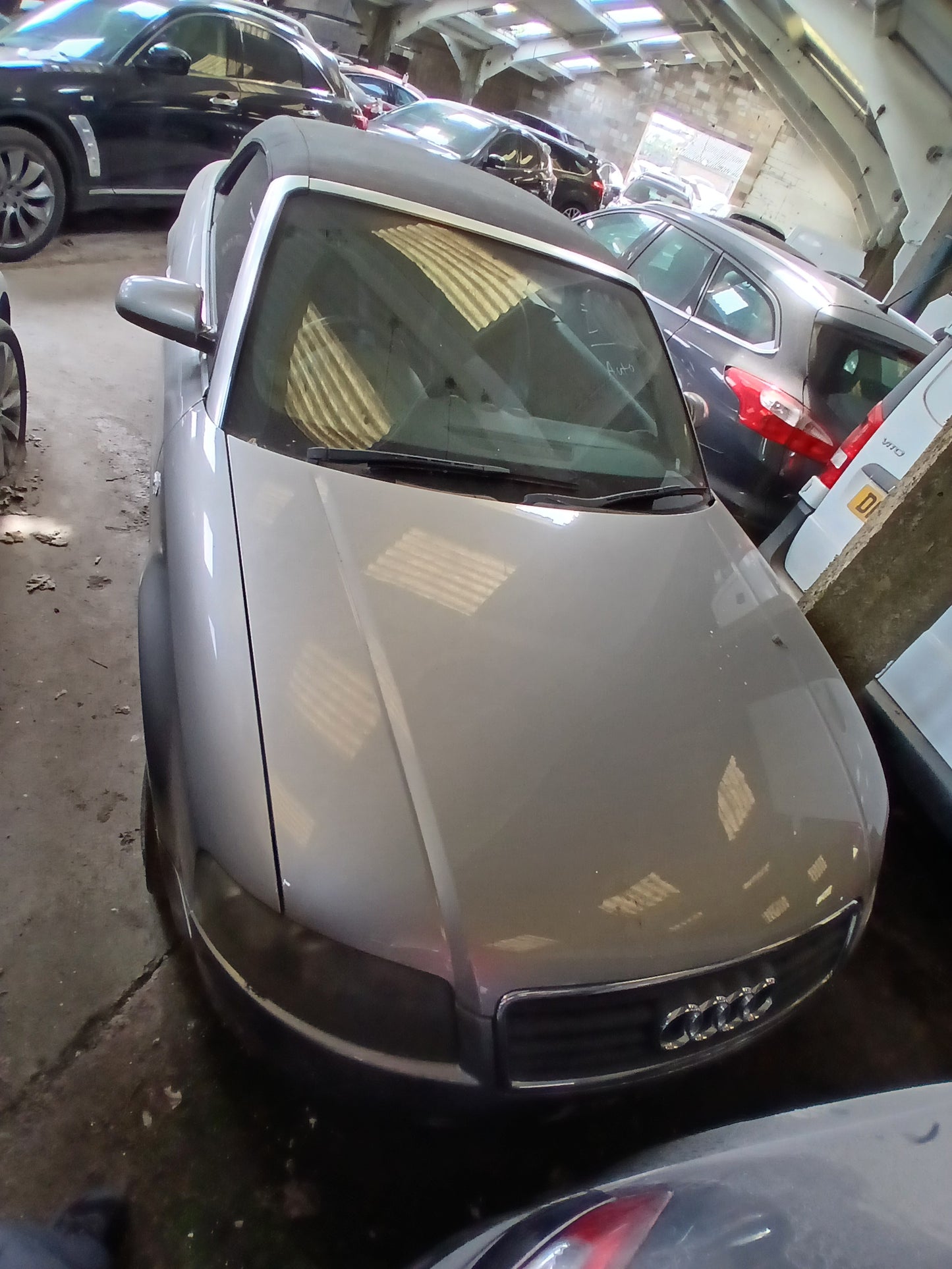 2005 AUDI A4 TDI SPORT CONVERTIBLE – CVT AUTO – DIESEL – GREY >>--NO VAT ON HAMMER--<<