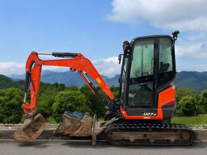 2018 KUBOTA U27-4 2.7 TONNE EXCAVATOR DIGGER