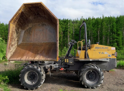 2018 MECALAC TA6S 6-TON SWIVEL DUMPER