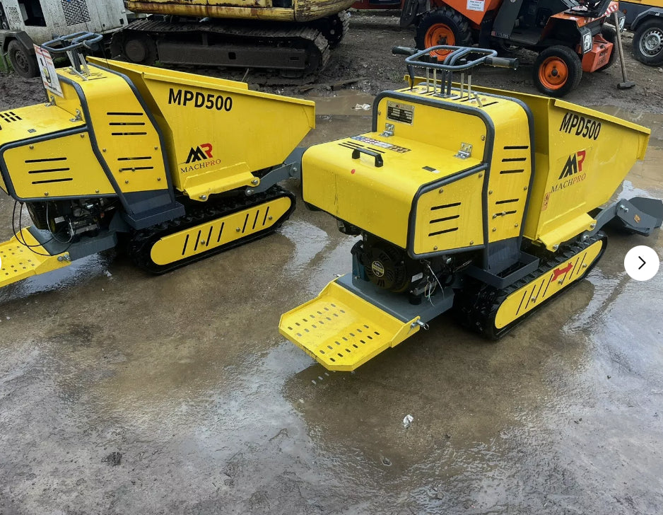 ** BRAND NEW ** 2024 MACHPRO MPD500 500KG MINI TRACKED SELF-LOADING DUMPER