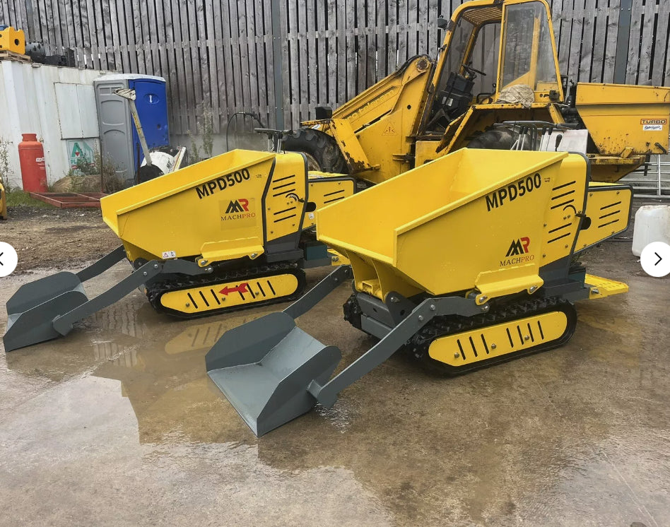 ** BRAND NEW ** 2024 MACHPRO MPD500 500KG MINI TRACKED SELF-LOADING DUMPER