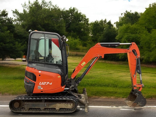 2018 KUBOTA U27-4 2.7 TONNE MINI EXCAVATOR