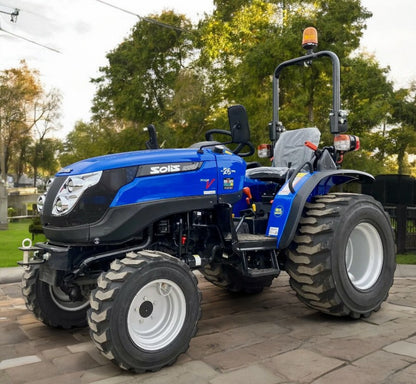 SOLIS S26 26HP COMPACT TRACTOR WITH WOODCHIPPER