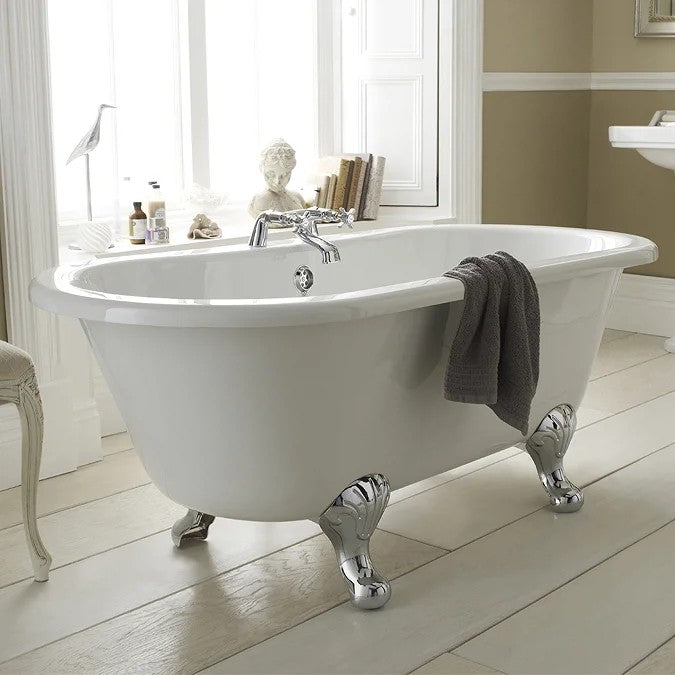 TRADITION ROLL TOP DOUBLE END BATH TUB 1750 X 800 MM