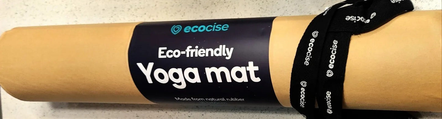 ECO-FRIENDLY YOGA MAT | CORK + NATURAL RUBBER | INCLUDES CARRYING STRAP 1PCS