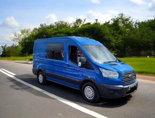 2018 FORD TRANSIT 350 TDCI 170BHP RWD L3H2 CREW VAN (ULEZ FREE ZONE) >>--NO VAT ON HAMMER--<<