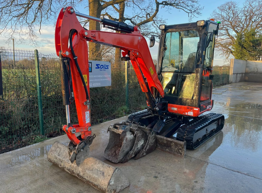 2019 KUBOTA U27-4 2.7 TONNE EXCAVATOR 3,560 HOURS