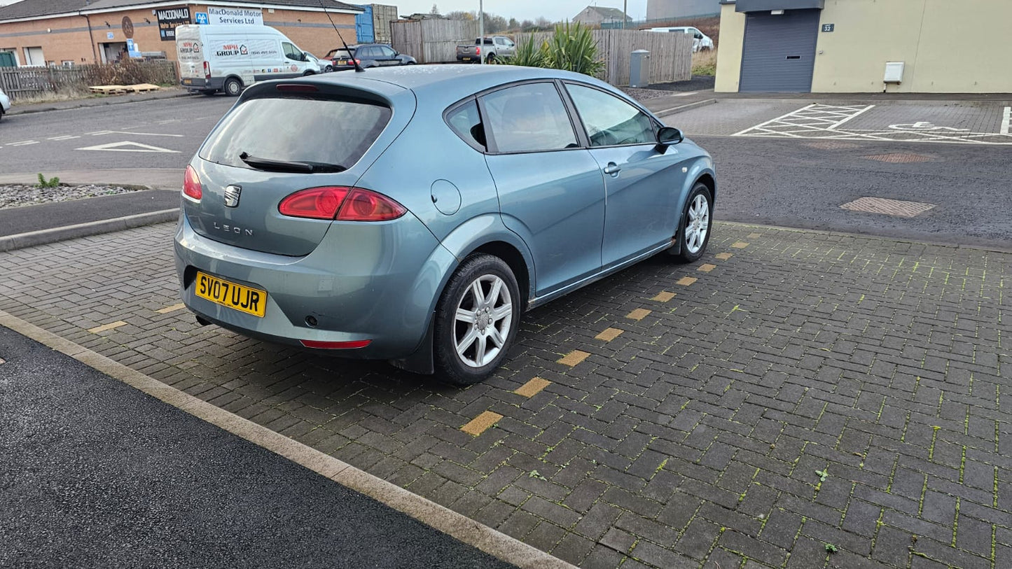 2007 SEAT LEON STYLANCE 1.6L PETROL HATCHBACK >>--NO VAT ON HAMMER--<<