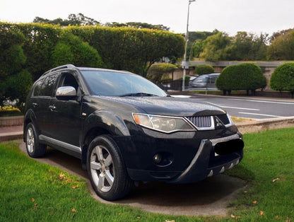 2007 MITSUBISHI OUTLANDER WARRIOR DI-D SUV - BLACK, 7-SEATER, 2.0 TDI MANUAL -NO VAT ON HAMMER--