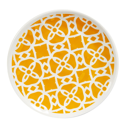 120 PCS NEW BRANDED KITCHEN CATERING PRODUCTS TO CLEAR -21.5CM MELAMINE MUSTARD SIDE PLATE