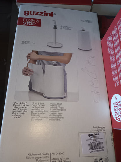 144 X BRAND NEW GUZZINI KITCHEN ROLL HOLDER