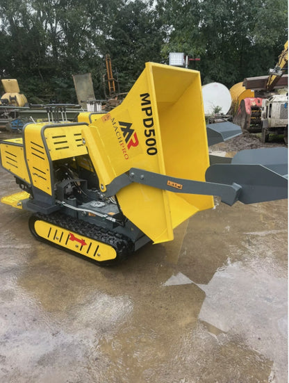 ** BRAND NEW ** 2024 MACHPRO MPD500 500KG MINI TRACKED SELF-LOADING DUMPER