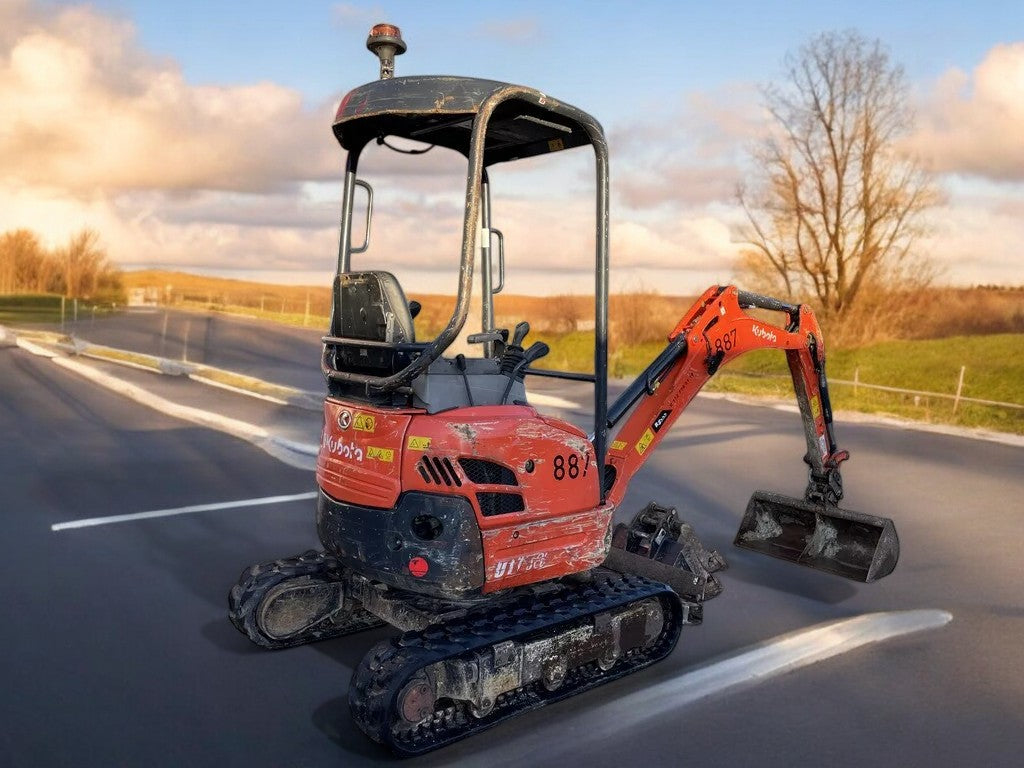 2019 KUBOTA U17-3 ZERO-TAIL SWING MINI EXCAVATOR (1.7T)