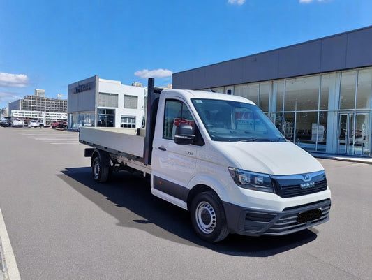 **(ONLY 77K MILEAGE)** 2021 MAN TGE 140BHP 35T 4WD LWB DROPSIDE 4X4 PICKUP >>--NO VAT ON HAMMER--<<