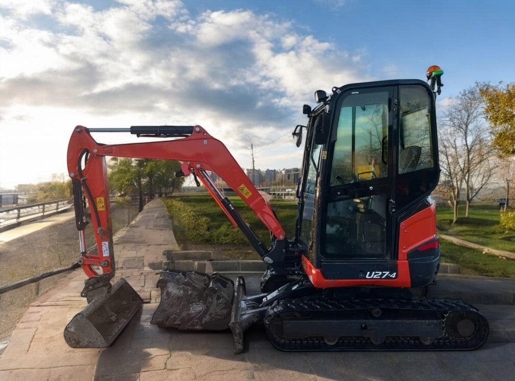 2019 KUBOTA U27-4 2.7 TONNE EXCAVATOR 3,560 HOURS