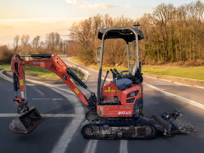 2019 KUBOTA U17-3 ZERO-TAIL SWING MINI EXCAVATOR (1.7T)