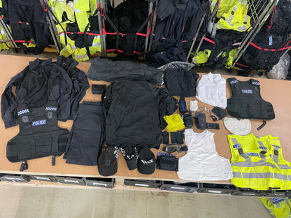 10 X BIN BAGS FULL OF EX POLICE UNIFORM - RRP CIRCA £2750.00 - NO VAT ON HAMMER