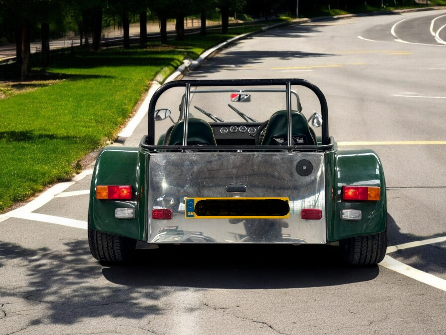 1996 ROBIN HOOD KIT CAR – SILVER AND GREEN – PETROL >>--NO VAT ON HAMMER--<<