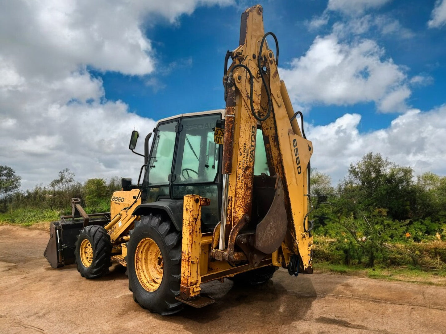 1994 FORD 655D BACKHOE LOADER HOURS: 7939