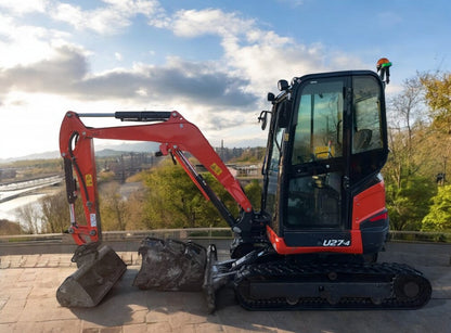 2019 KUBOTA U27-4 2.7 TONNE EXCAVATOR 3,560 HOURS