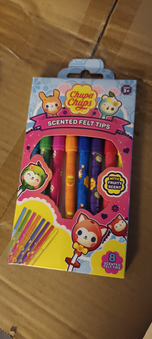 1100 X CHUPA CHUPS SCENTED PENS & 48 NASA PUZZLES