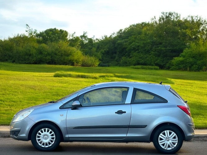 2007 VAUXHALL CORSA 1.0I 12V LIFE – SILVER, 3 DOOR HATCHBACK >>--NO VAT ON HAMMER--<<