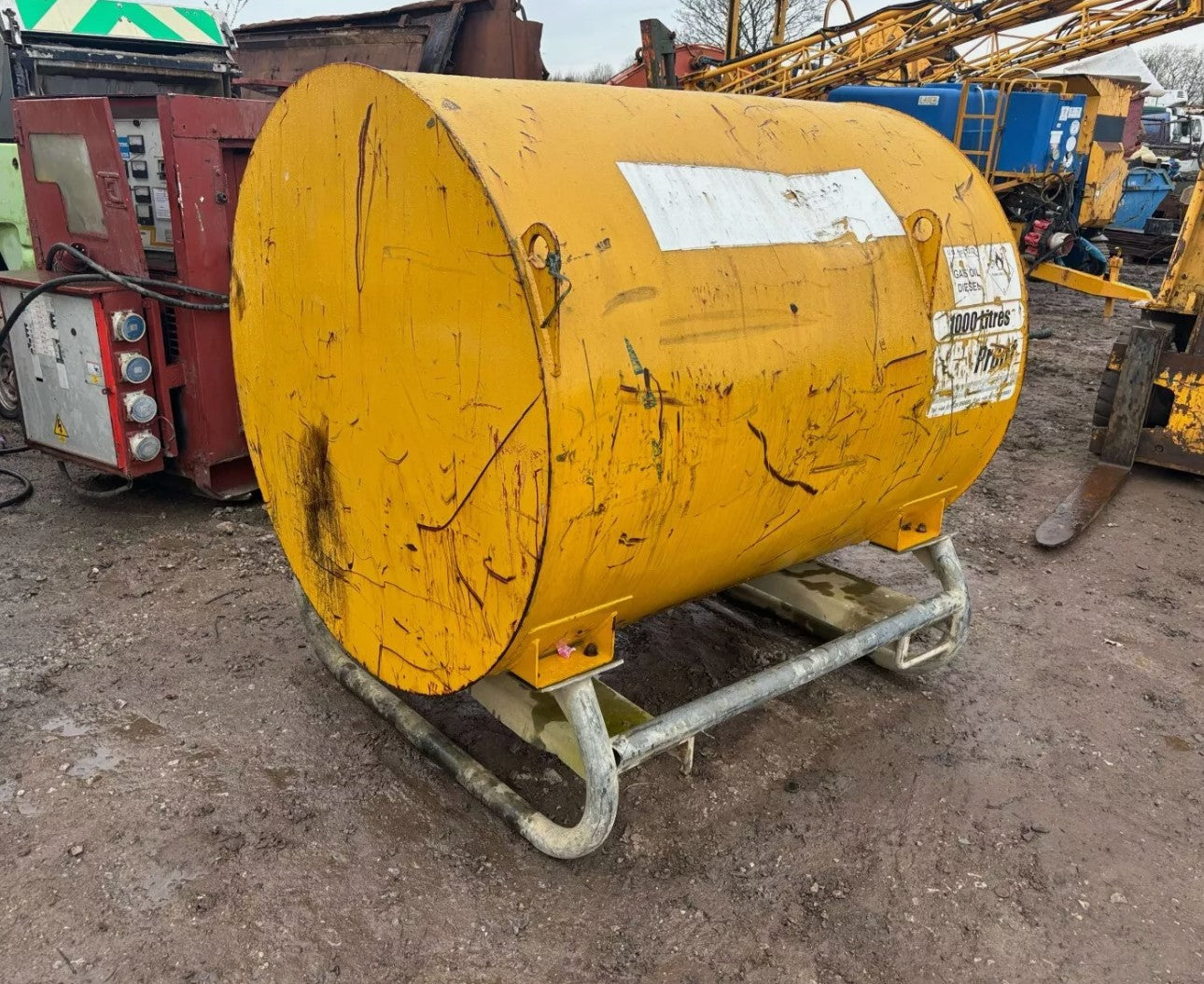 1000 LITRE BUNDED FUEL CUBE – FUEL PROOF