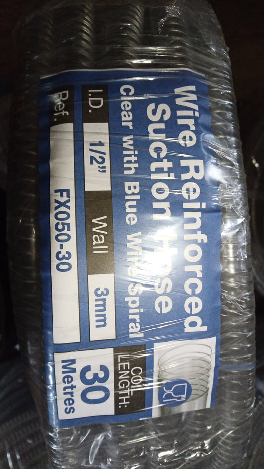 14 ROLLS OF WIRE REINFORCED SUCTION HOSE