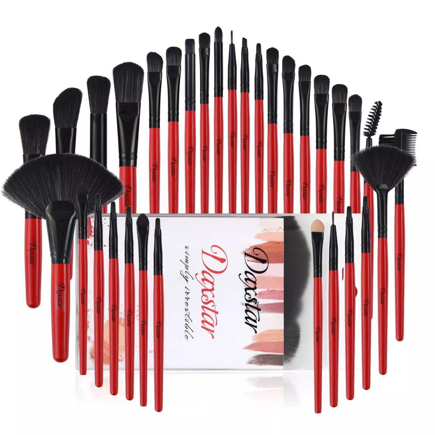 200 X BRAND NEW MAKEUP BRUSH SETS - CHOSEN AT RANDOM - SEE IMAGES - MEGA DEAL!!