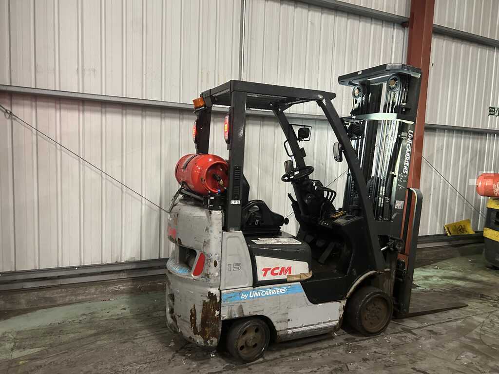 2015 TCM MCP1F1A15LU LPG FORKLIFT - 1,500KG CAPACITY