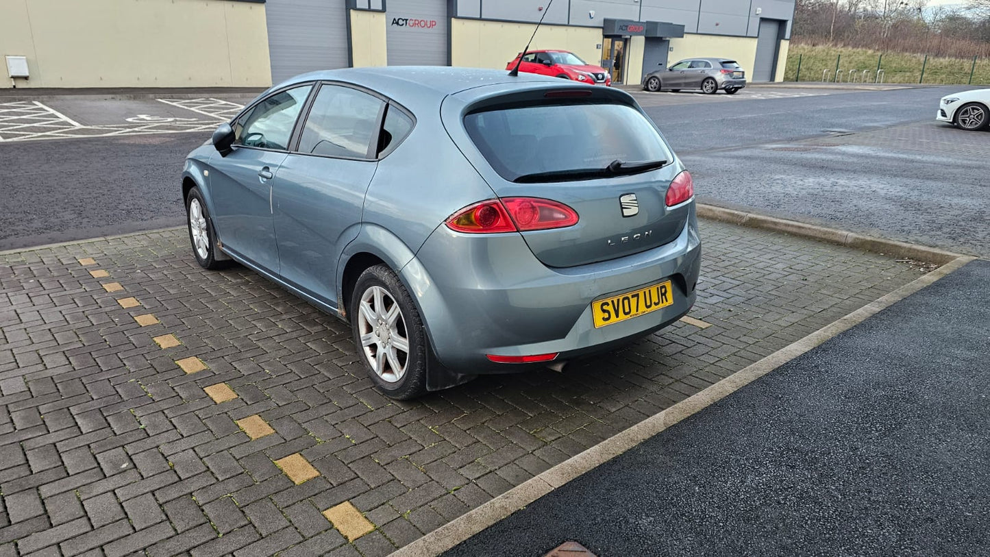 2007 SEAT LEON STYLANCE 1.6L PETROL HATCHBACK >>--NO VAT ON HAMMER--<<