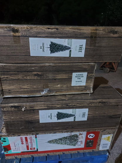 PALLET THE TREE COMPANY PREMIER CHRISTMAS TREE & HOUSE OF BEAUTIFUL 5FT,6FT ,7FT ,8FT NEW