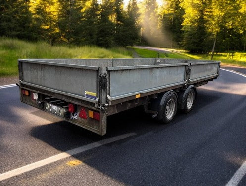 IFOR WILLIAMS LM146G FLATBED TRAILER WITH REMOVABLE DROPSIDES >>--NO VAT ON HAMMER--<<