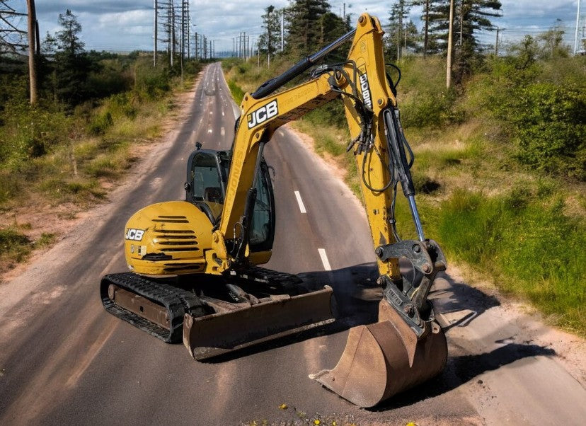 JCB 8085 ZTS MIDI EXCAVATOR - 2011 | 8T WITH QUICK HITCH & 3 BUCKETS