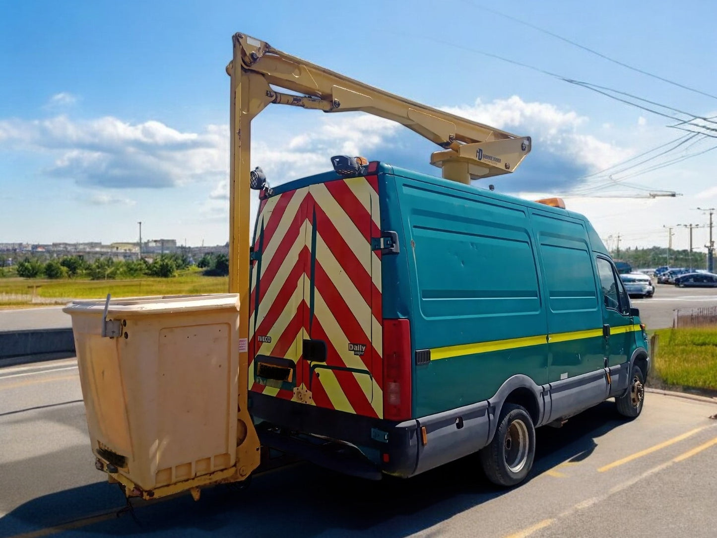 2006 IVECO CHERRY PICKER – SCISSOR LIFT ACCESS PLATFORM (MEWP), VAN MOUNT