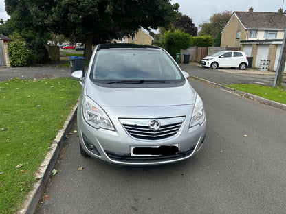 2010 VAUXHALL MERIVA SE - SILVER, MANUAL, PETROL - 5-SEATER MPV >>--NO VAT ON HAMMER--<<