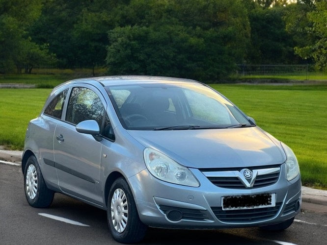 2007 VAUXHALL CORSA 1.0I 12V LIFE – SILVER, 3 DOOR HATCHBACK >>--NO VAT ON HAMMER--<<