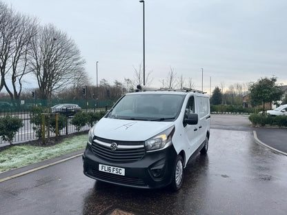 2016 VAUXHALL VIVARO 2900 BT CDTI ECOFLEX SS PANEL VAN **(ONLY 25K MILEAGE)**