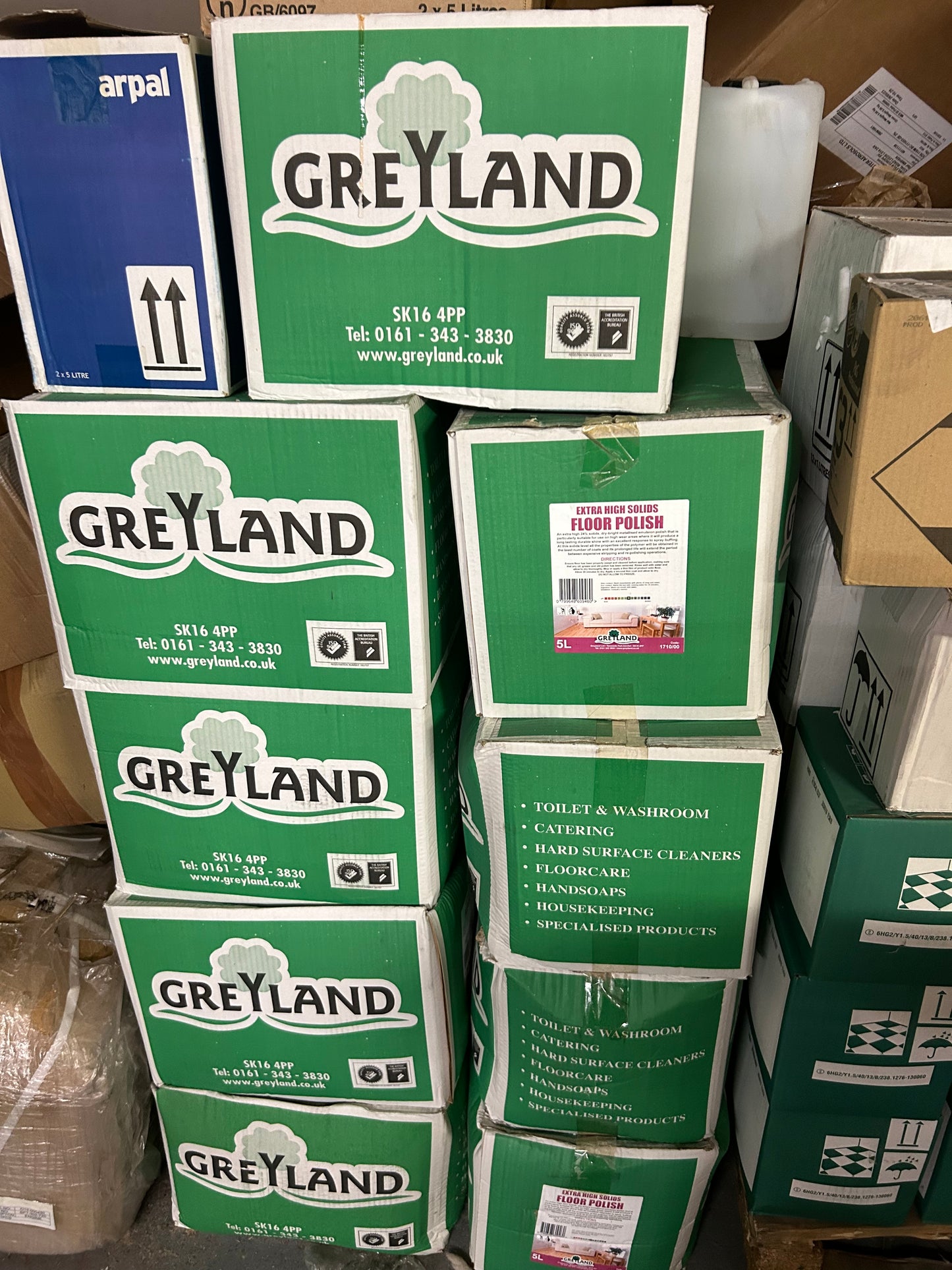 52X GREYLAND EXTRA HIGH SOLIDS FLOOR POLISH