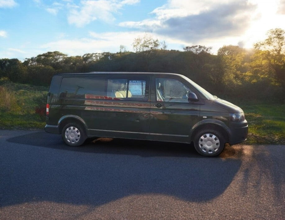 2010 (10) VOLKSWAGEN TRANSPORTER T32 2.0L TDI LWB CREW VAN – 144K MILES >>--NO VAT ON HAMMER--<<