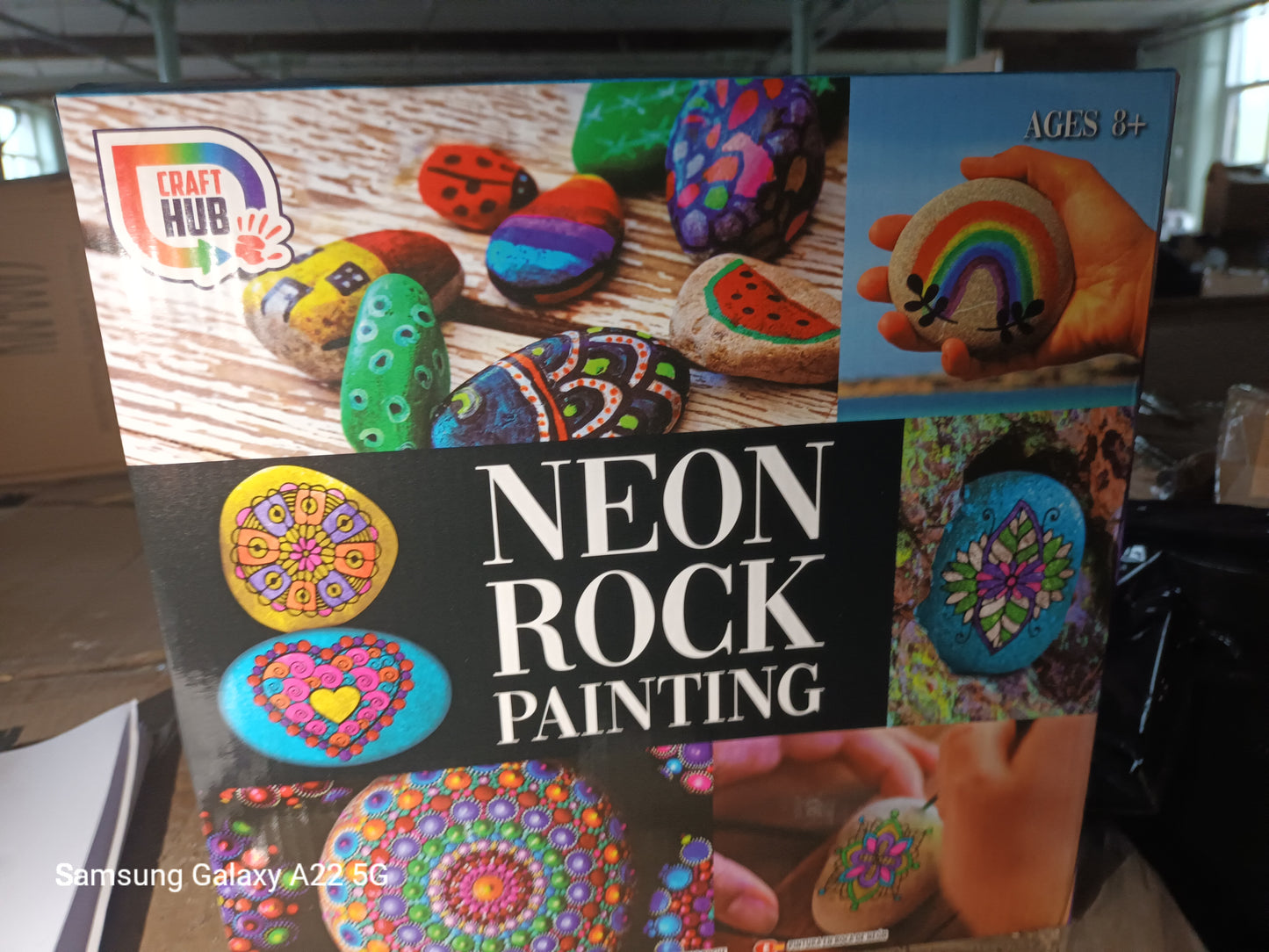 10 X GRAFIX NEON ROCK PAINTING KITS