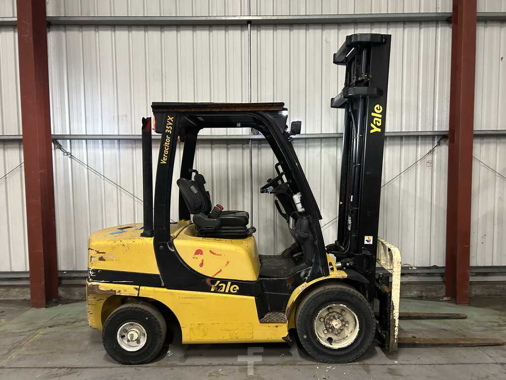 2013 YALE GDP35VX DIESEL FORKLIFT – 3,500 KG CAPACITY