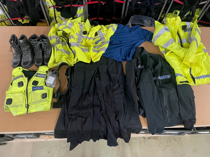 10 X BIN BAGS FULL OF EX POLICE UNIFORM - RRP CIRCA £2750.00 - NO VAT ON HAMMER