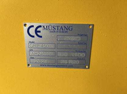 ** BRAND NEW ** UNUSED 2024 MUSTANG SELECTOR GRAB – SUIT 13 TON EXCAVATOR