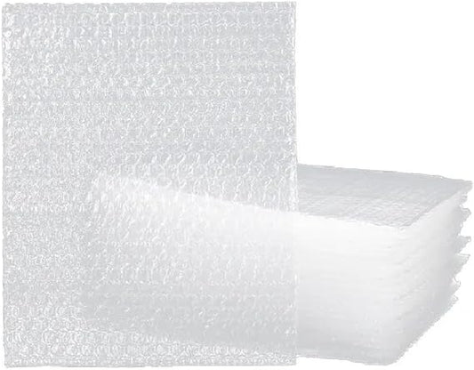 10 BOXES OF 100 PEEL AND SEAL BUBBLE WRAP PREMIUM CLEAR POUCH BAGS, 100X135MM