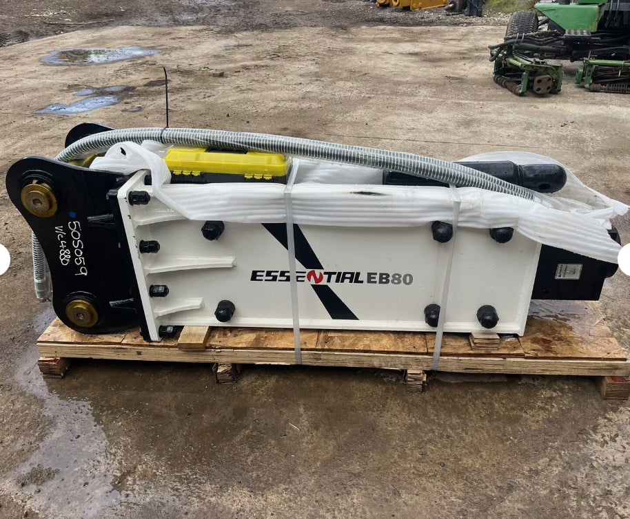 ** BRAND NEW ** 2024 UNUSED ESSENTIAL EB80 HYDRAULIC BREAKER (65MM PINS)